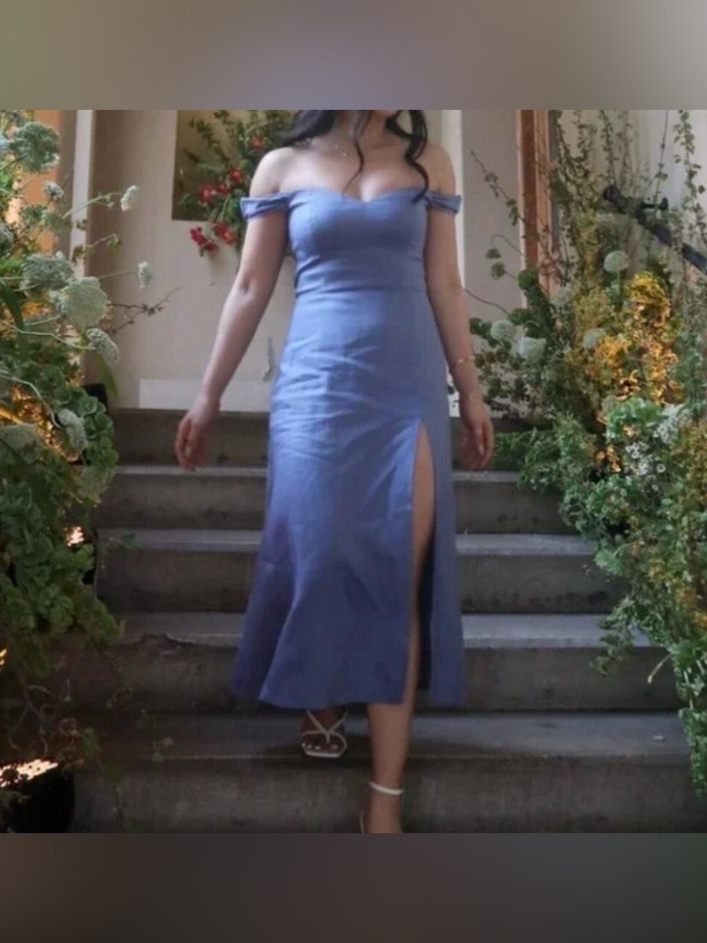 Reformation Bridgton Linen Dress